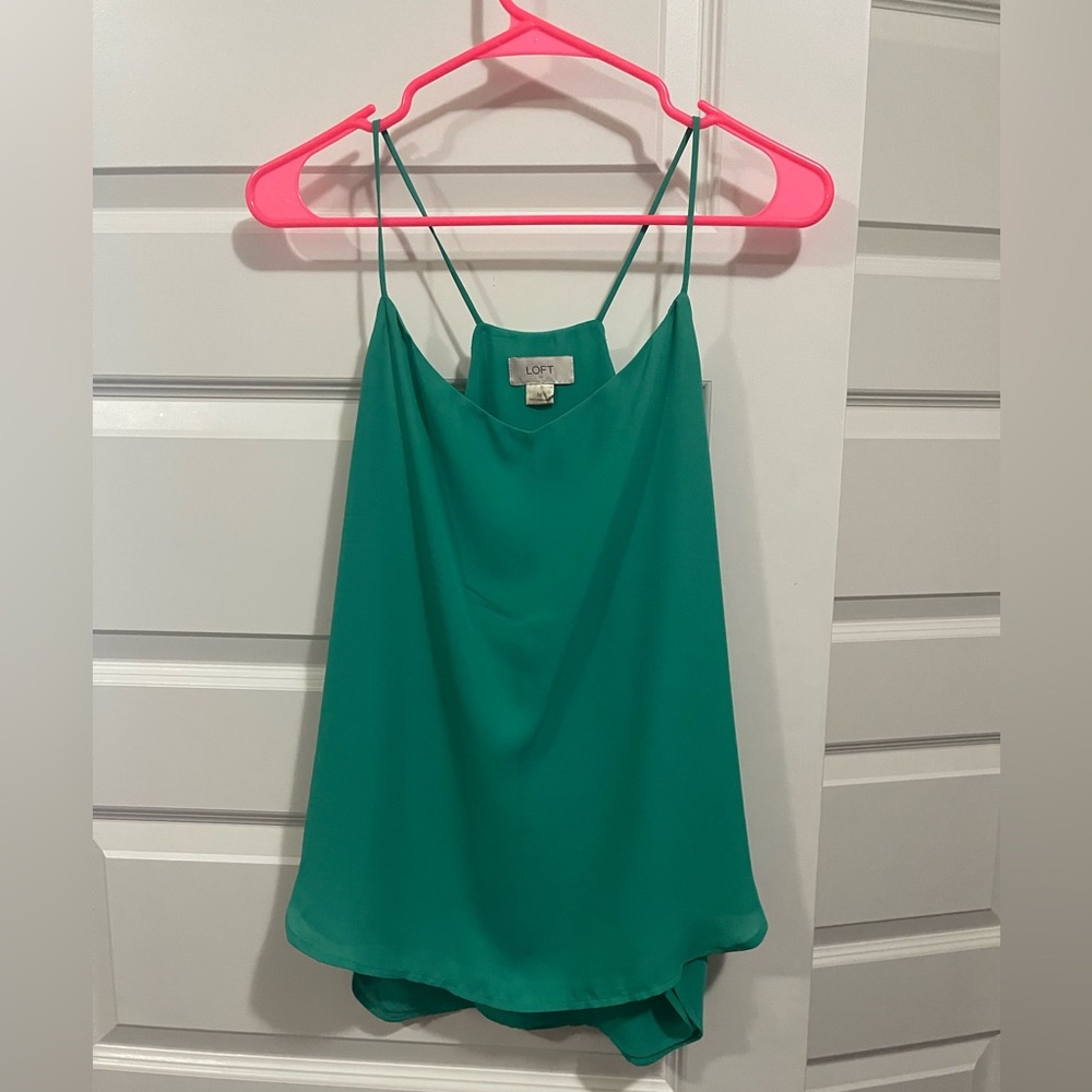 LOFT Green Tank Top
